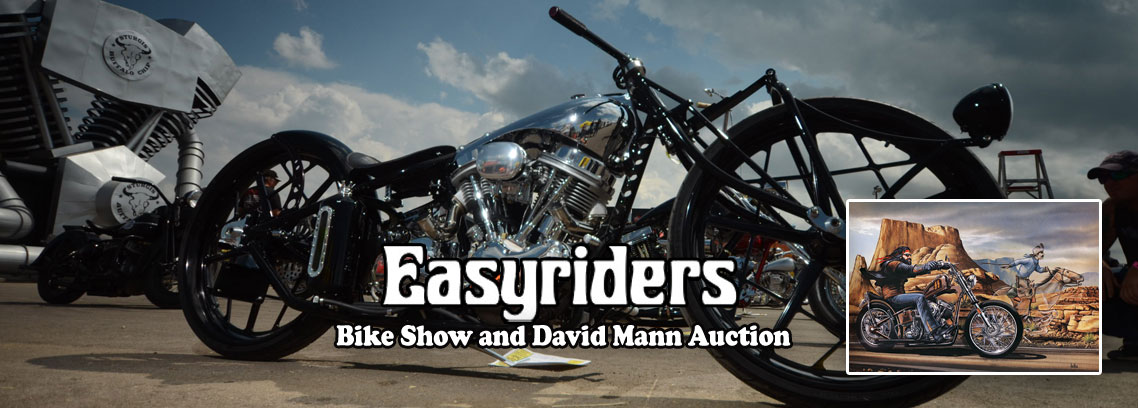 Easyriders Bike Show and David Mann Art Auction - Legendary Sturgis Buffalo  Chip