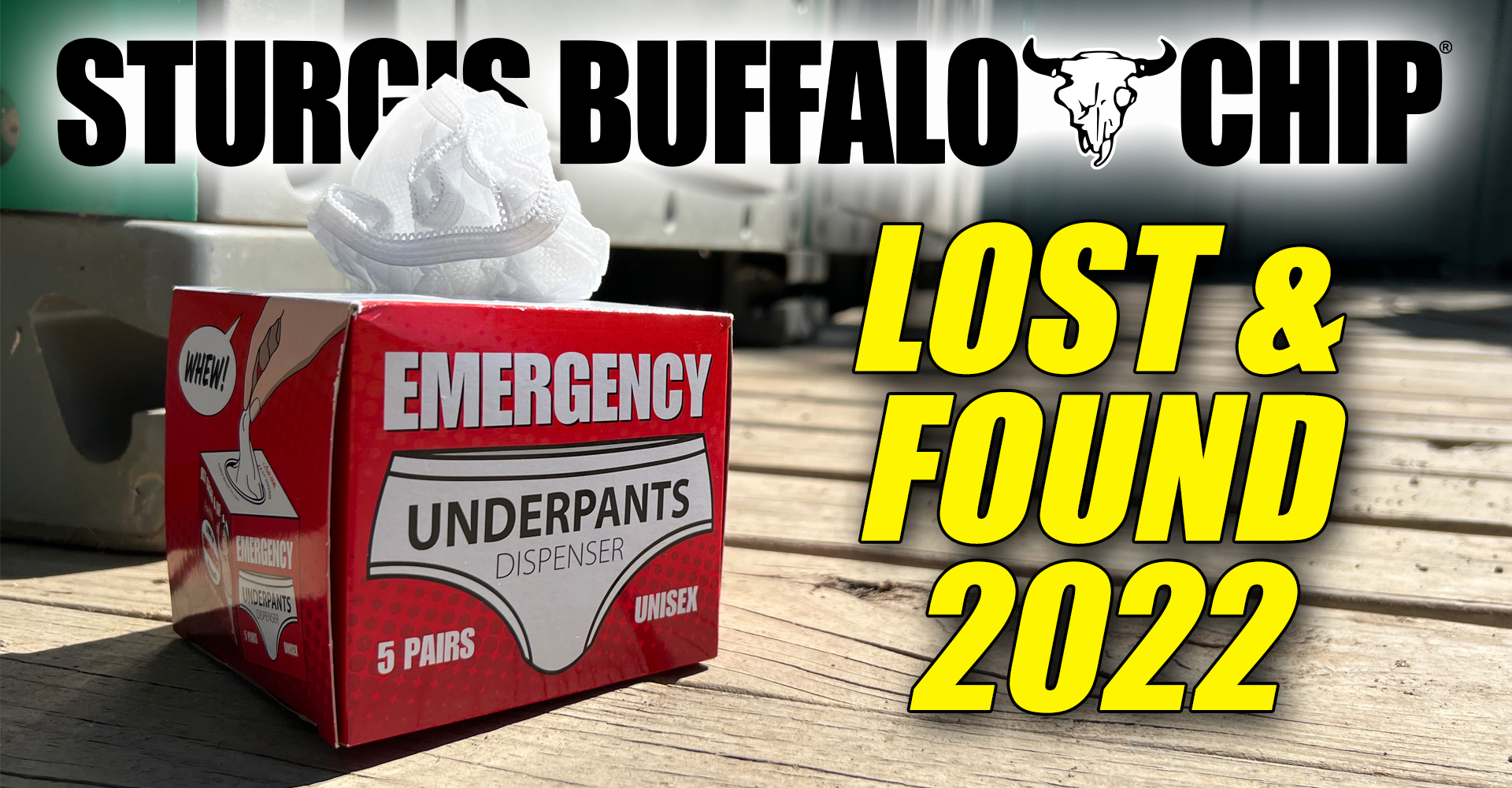 The Aftermath of the Weirdest Party Anywhere: The 2022 Sturgis Buffalo®  Chip Lost & Found - Legendary Sturgis Buffalo Chip