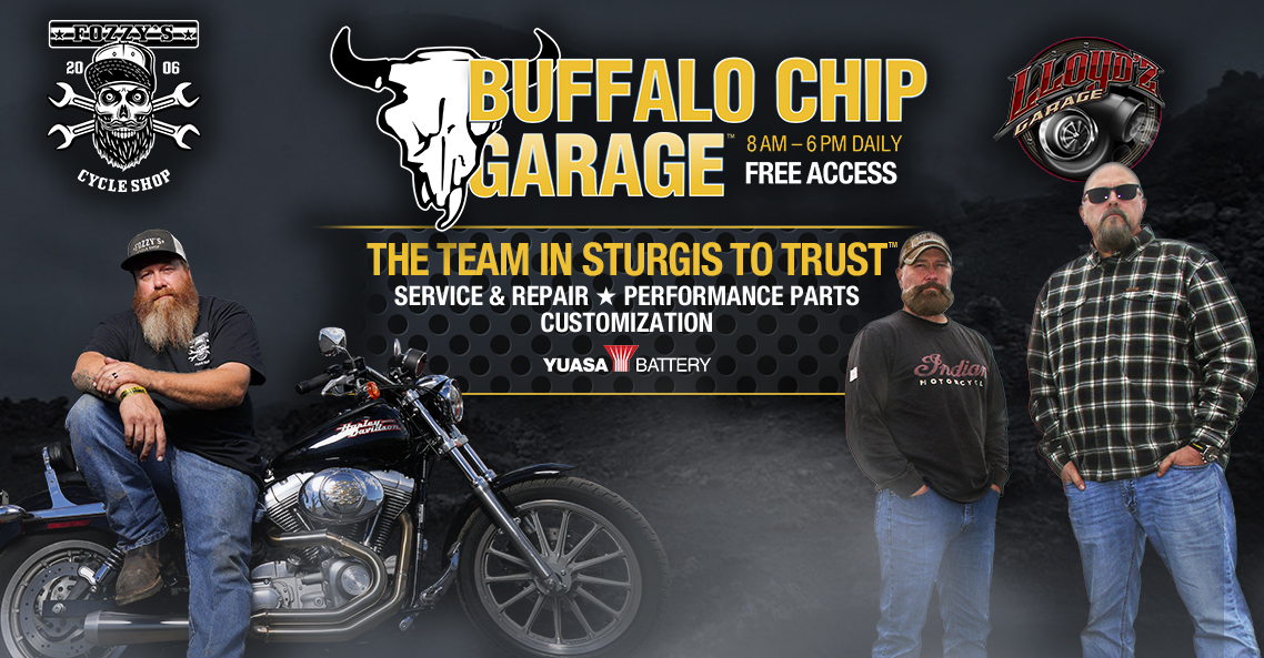 Buffalo Chip Garage Sturgis Motorcycle Parts, Service & Customization